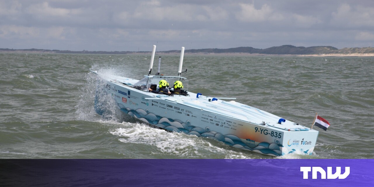 Estudiantes holandeses cruzan el Mar del Norte en un barco de hidrógeno, pero tú no pilotarás uno pronto