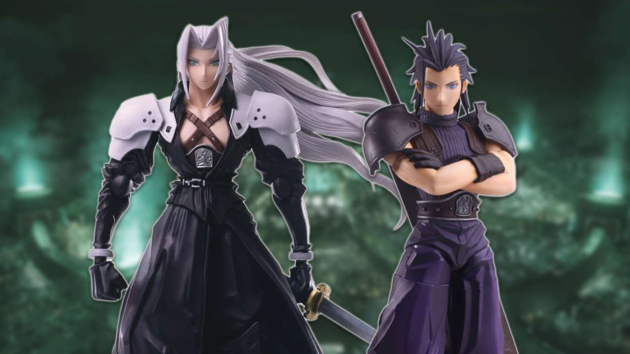 Sephiroth y Zack se unen a la línea de figuras de Final Fantasy 7 inspiradas en PS1 de Bring Arts