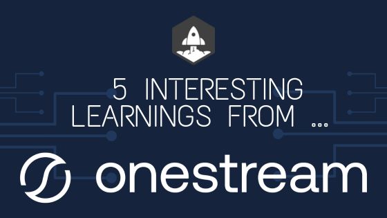 5 conclusiones interesantes de OneStream a $ 480 000 000 ARR