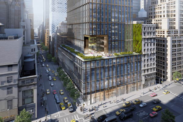 570 Fifth Avenue, which will be the site of the new office tower featuring a ground-level Ikea.