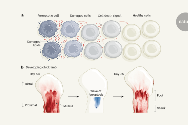 Olas de muerte celular ferroptótica esculpen el tejido embrionario