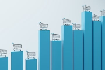 Gráficos: ventas minoristas en línea en EE. UU. en el segundo trimestre de 2024