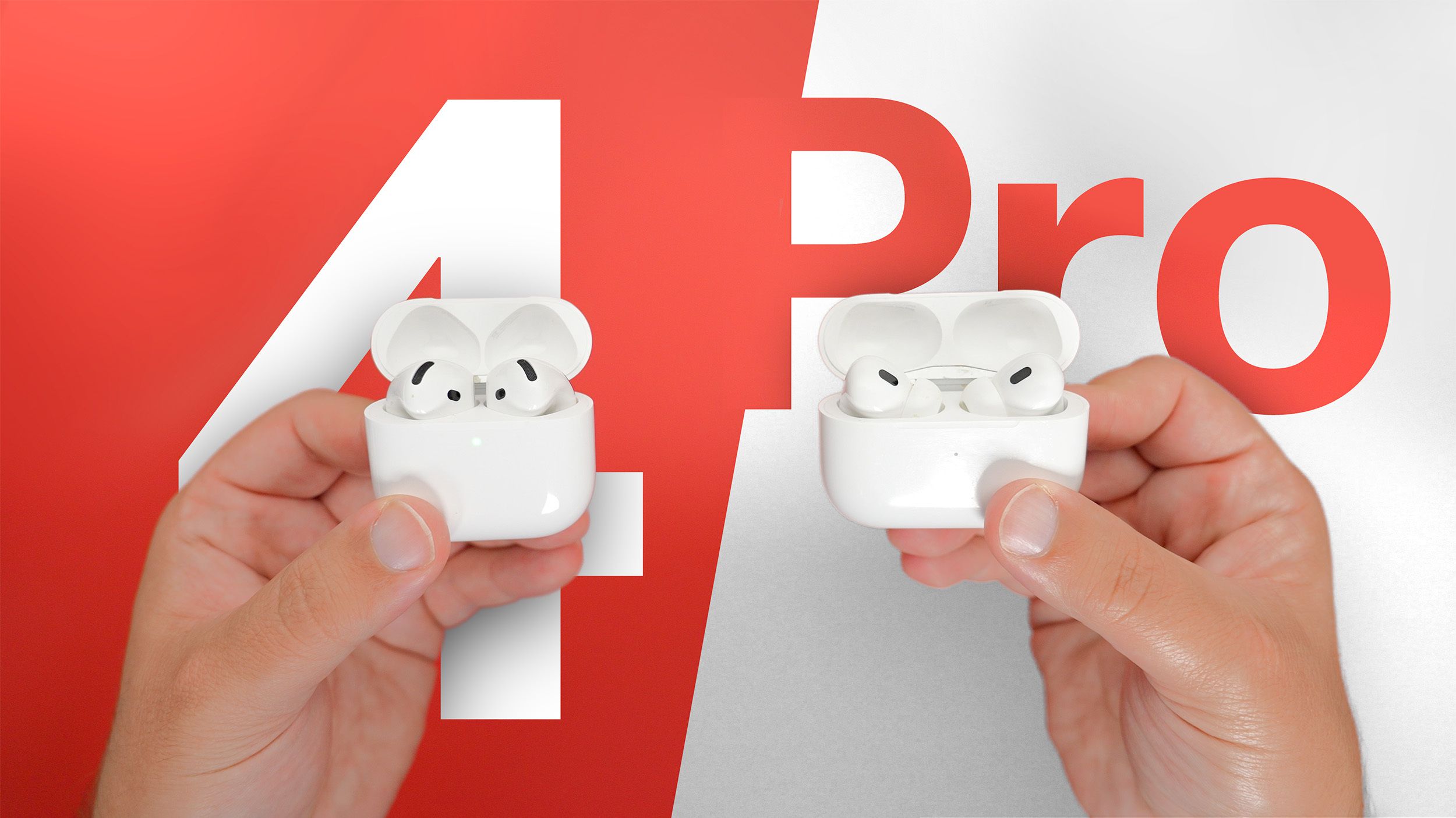 AirPods 4 con ANC frente a AirPods Pro 2