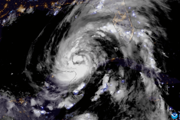 ¿Cómo se ve el huracán Helene desde el espacio?