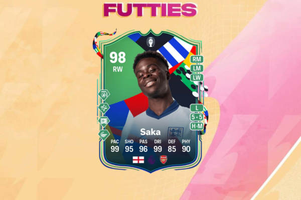 An image of Bukayo Saka Path to Glory SBC solutions in EA FC 24