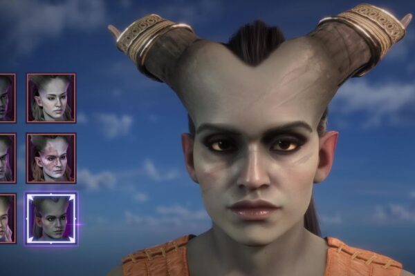 Dragon Age: The Veilguard - character customization, qunari face presets