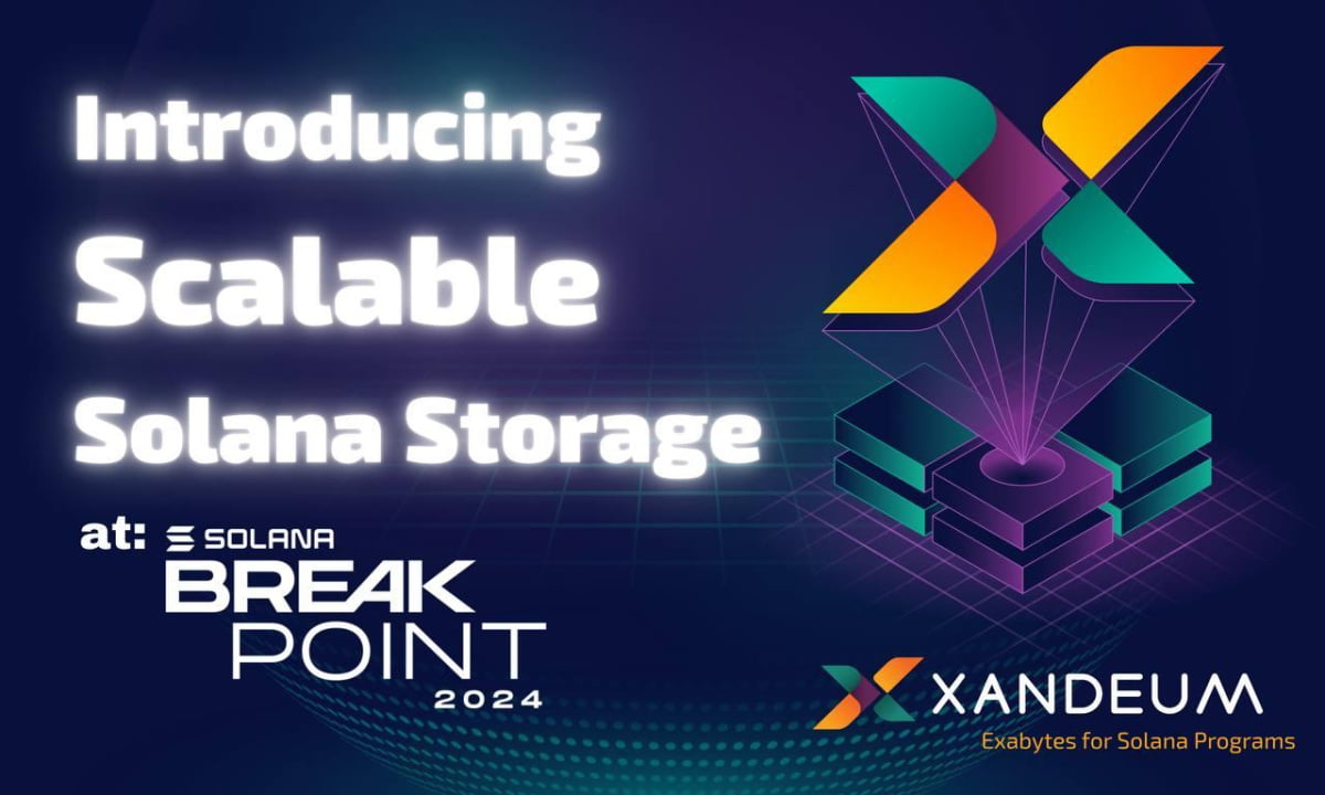 Xandeum presentará la solución de escalamiento Solana, el lanzamiento del token XAND y la participación líquida en Breakpoint 2024