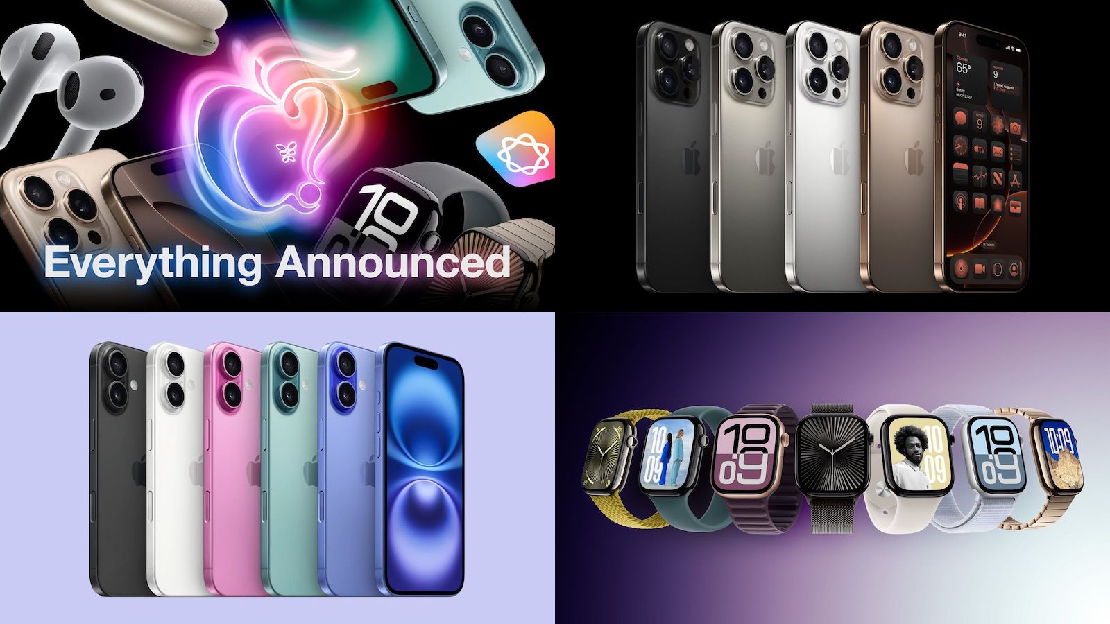 Destacado: resumen del evento de Apple con iPhone 16 y 16 Pro, Apple Watch Series 10, AirPods 4 y más