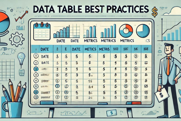 Los 5 principios principales para crear tablas de datos fáciles de usar | de Yu Dong | octubre 2024