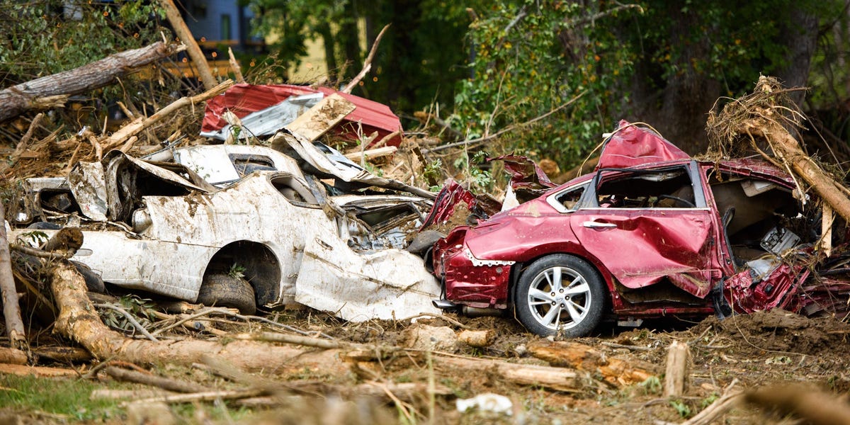 Escenas impactantes tras el huracán Helen en el sureste de Estados Unidos