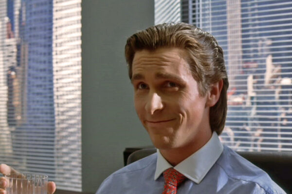 Christian Bale as Patrick Bateman in American Psycho