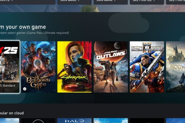 Los suscriptores de Xbox Game Pass Ultimate ahora pueden transmitir juegos "seleccionados" desde su propia biblioteca a través de Cloud Gaming