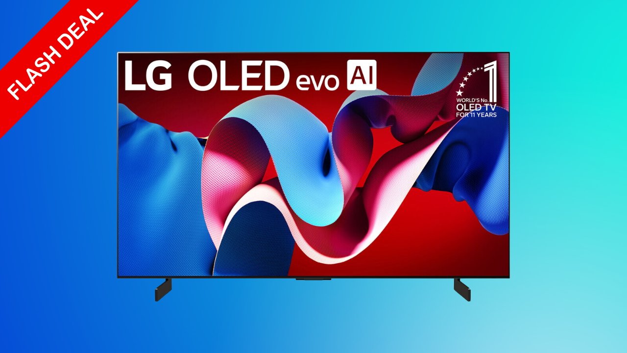 El televisor LG OLED C4 alcanza un precio récord durante la venta flash de Acción de Gracias