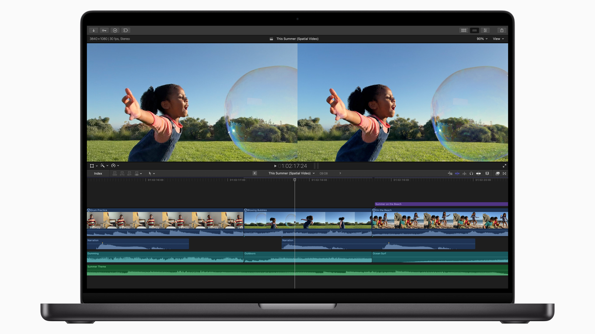 Final Cut Pro para Mac ahora admite edición de vídeo espacial