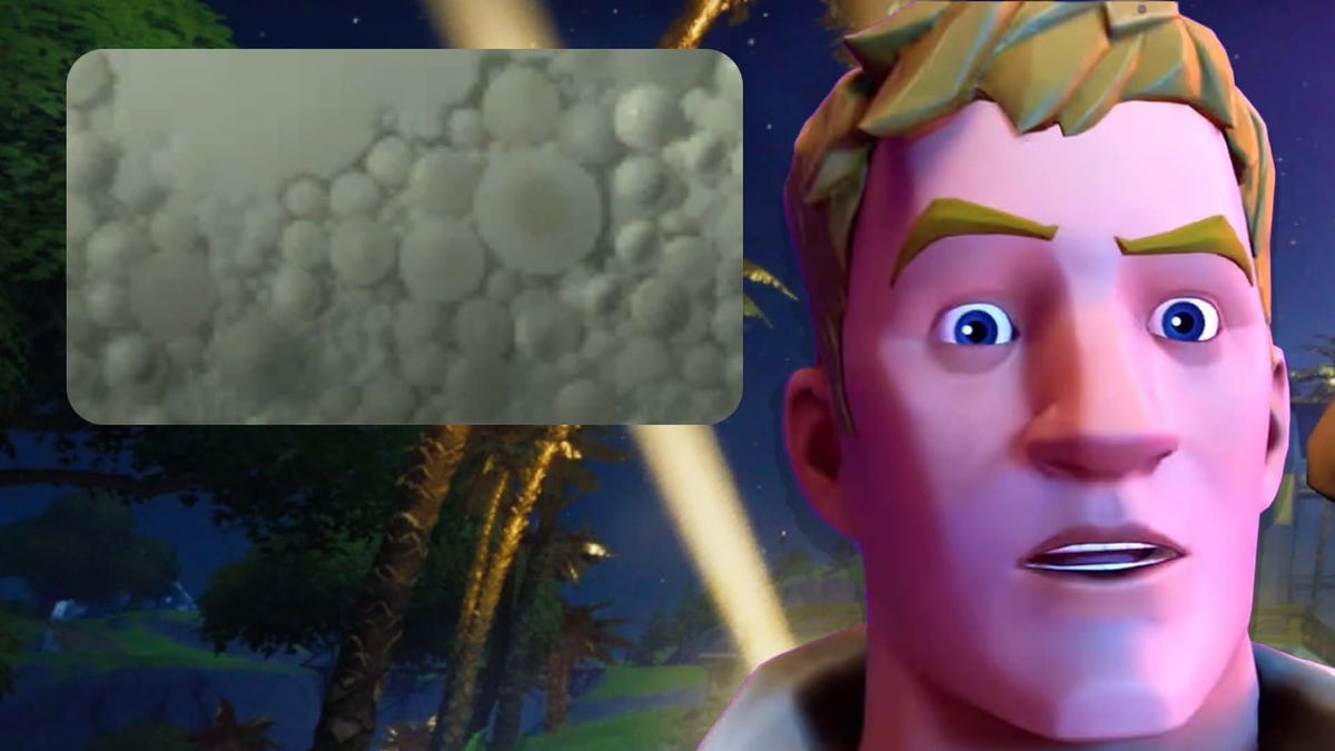 La textura predeterminada de Fortnite parece 'moho' debido a los años 90