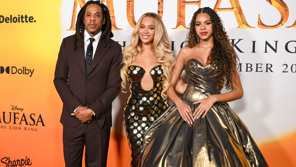 Jay-Z y Beyoncé asisten al estreno de 'Mufasa: El Rey León'