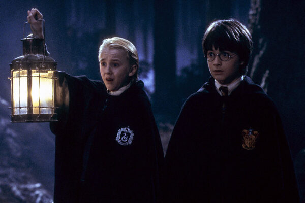 Tom Felton and Daniel Radcliffe in 'Harry Potter and the Sorcerer’s Stone