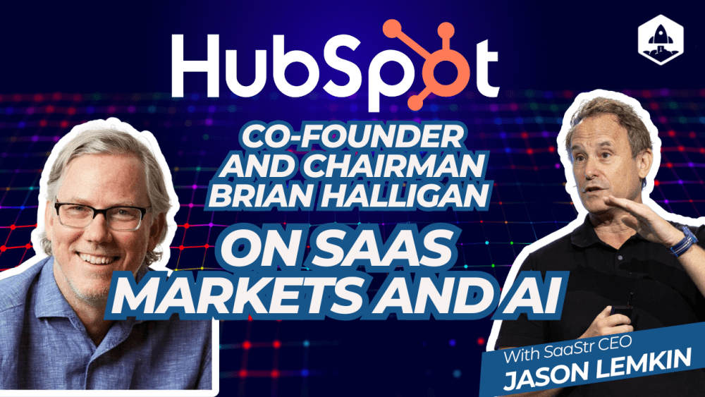 Brian Halligan, cofundador y presidente de HubSpot, sobre los mercados de SaaS, las reuniones de la junta directiva y el impacto de la IA