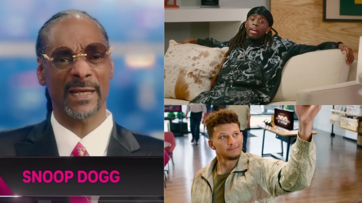 T-Mobile acusado de publicar anuncios engañosos con Snoop Dogg y Patrick Mahomes