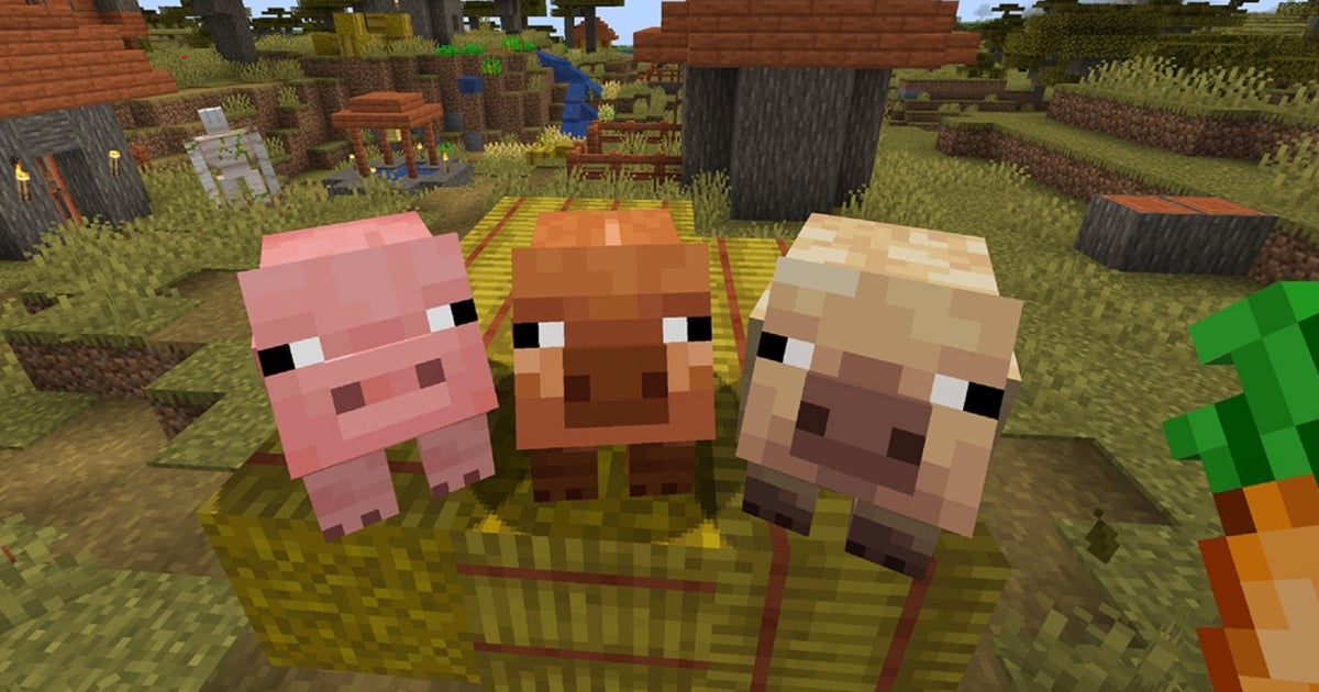 Minecraft agrega nuevas variantes de cerdos, hojas que caen en el ambiente, flores silvestres y más para pruebas públicas