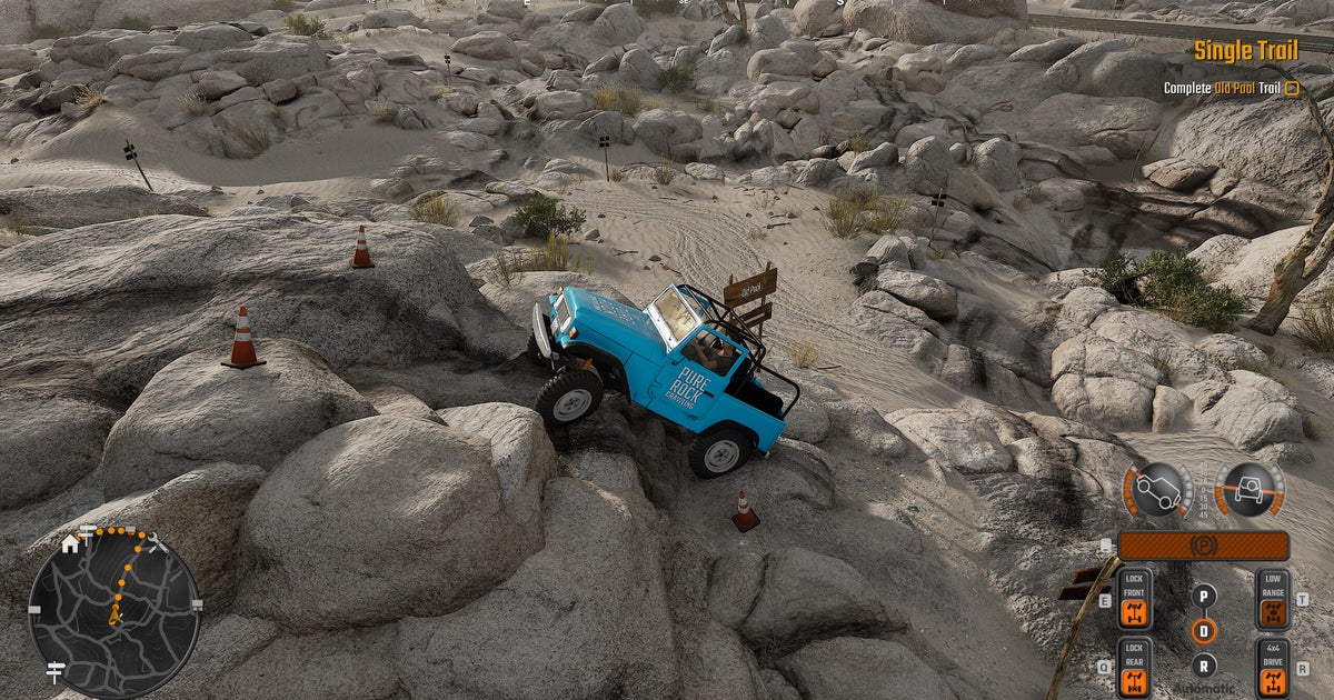 Pure Rock Crawling se siente como un MudRunner sin barro