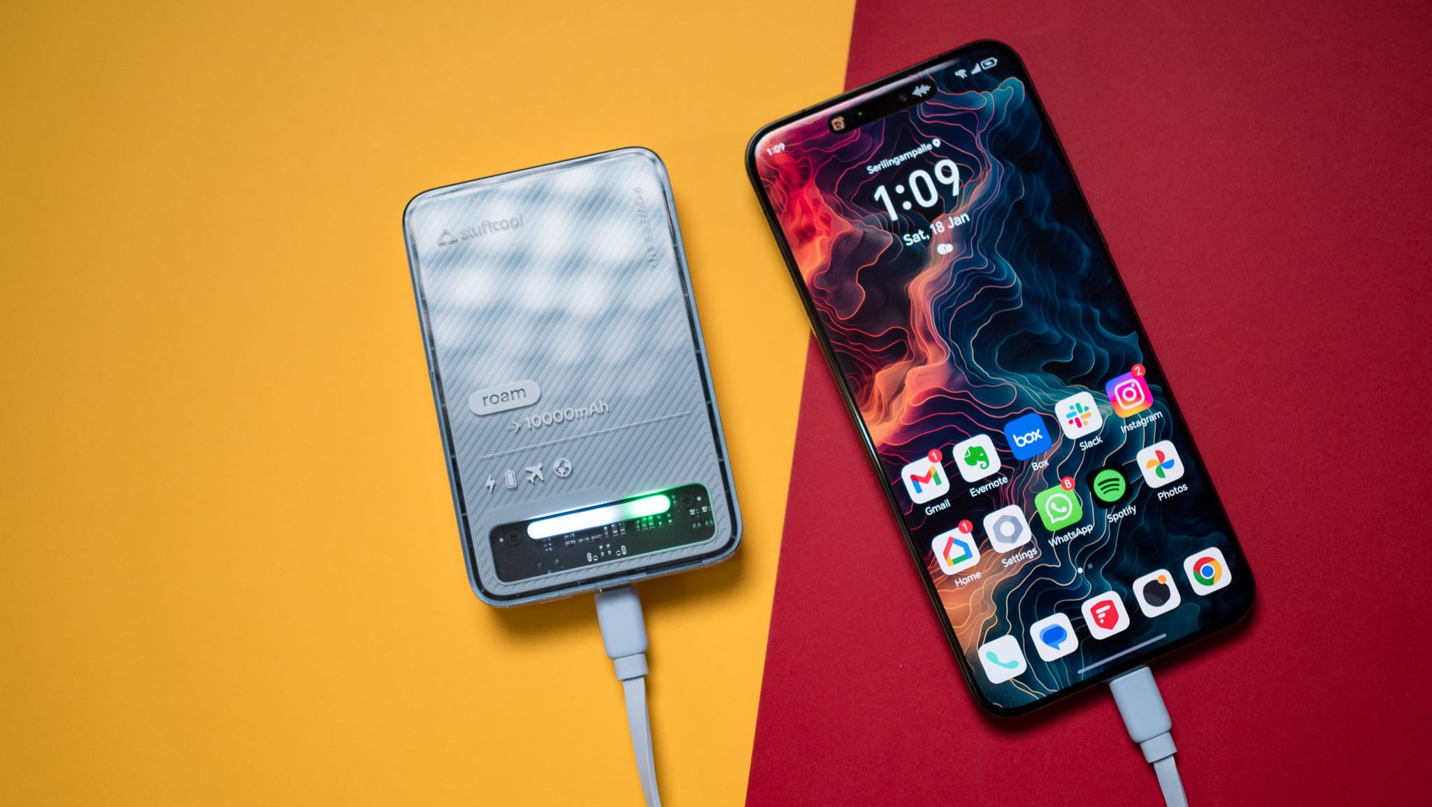 StuffCool Roam es uno de los mejores bancos de energía de 10000 mAh que puedes comprar en India