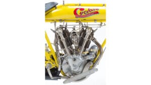 Cyclone v-twin motor cerrado