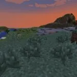 Una captura de pantalla de Minecraft que muestra una nueva variante de arbusto conocida como