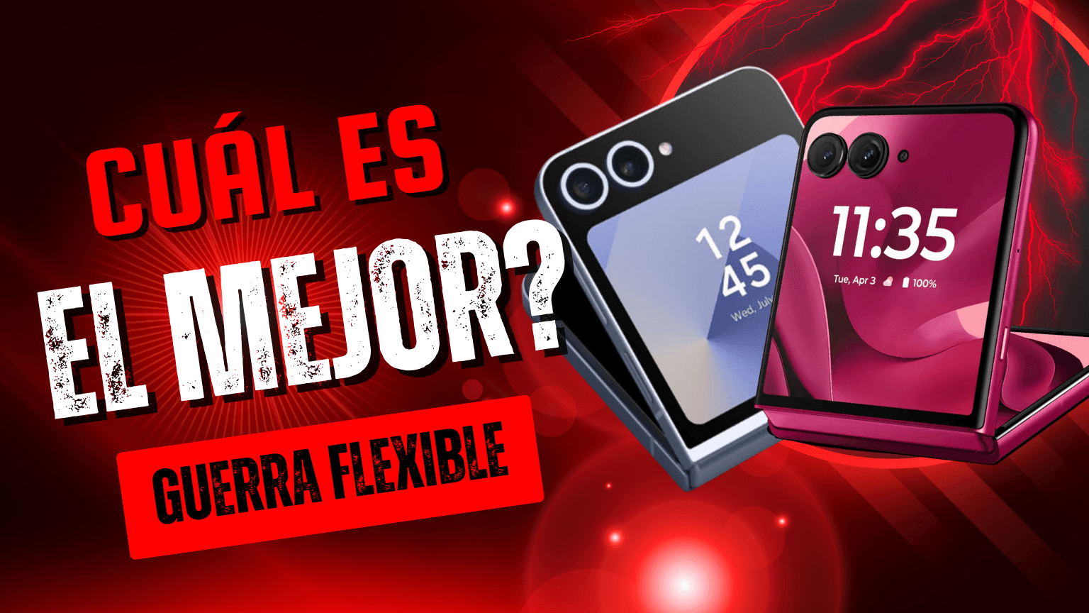 Comparativa entre Motorola Razer 60 Ultra y Samsung Galaxy Z Flip 7: diseño, cámaras, batería, software y precio final.
